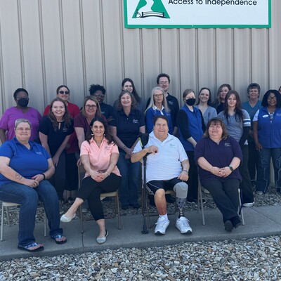 3Rivers staff smile for a picture at their annual staff training day.