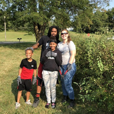 From one of our park cleanup projects at LFM Park.