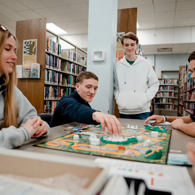 Young Adults at monthly Board Game Night