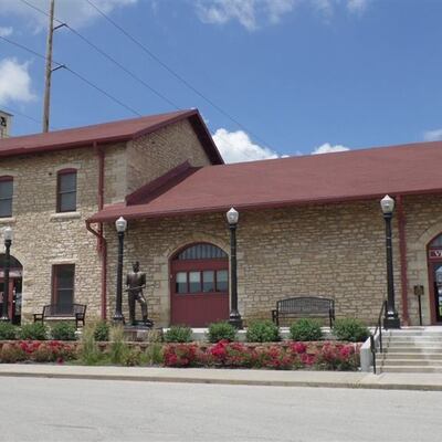 The historic Atchison Santa Fe Freight Depot