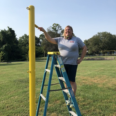 Painting at LFM Park