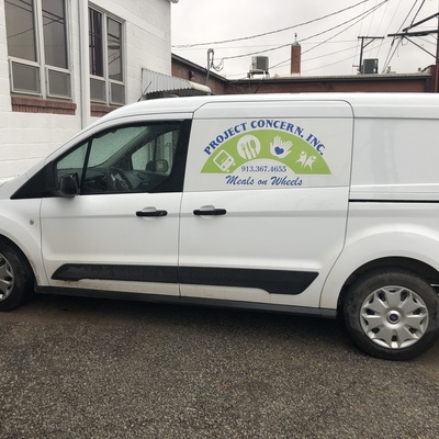 One of our Meals on Wheels vans!